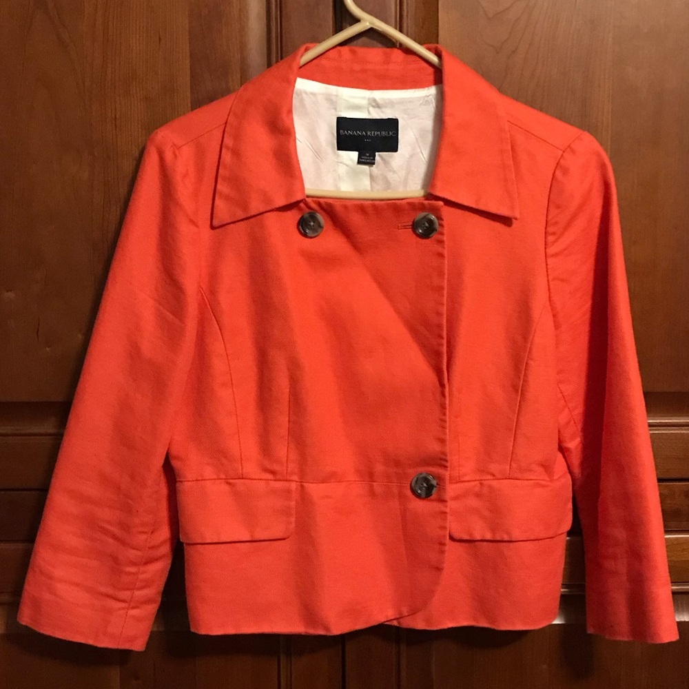 💥Banana Republic linen/cotton jacket